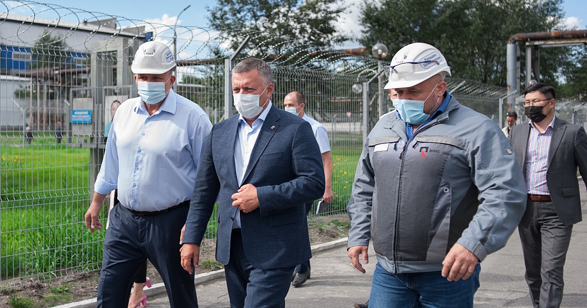 Игорь Кобзев посетил ИркАЗ